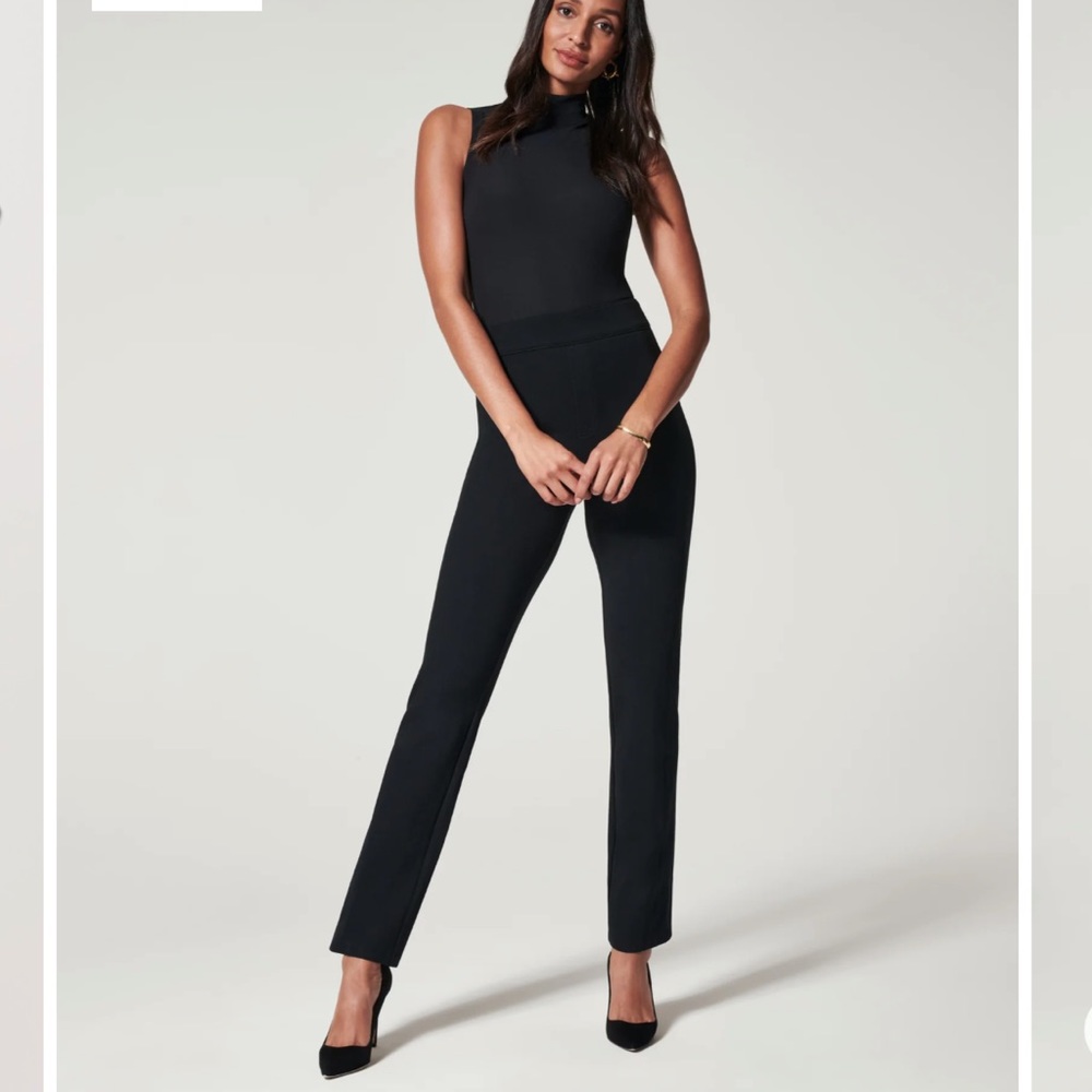 SPANX Black Straight Leg pant